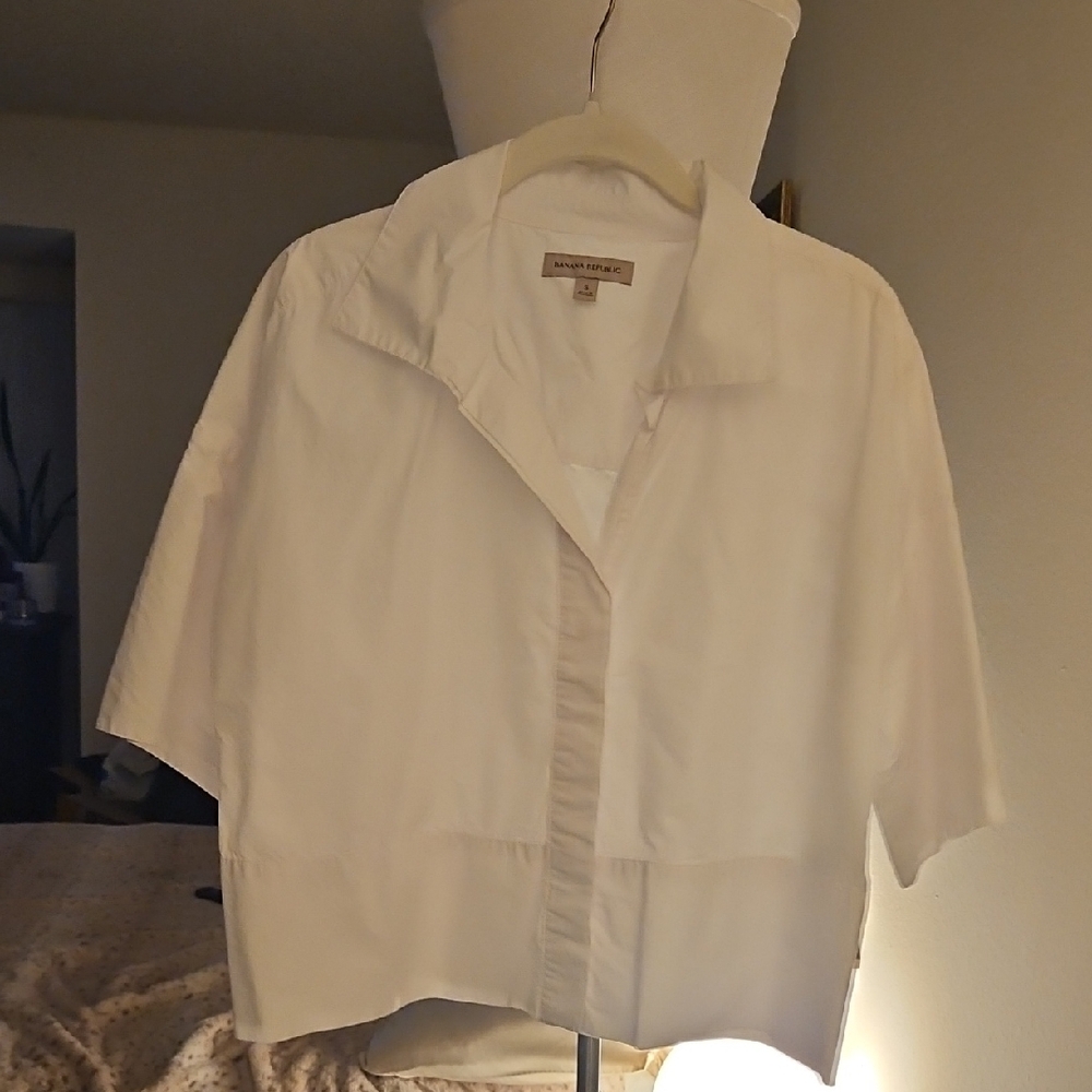 White Casual Women's Shirt